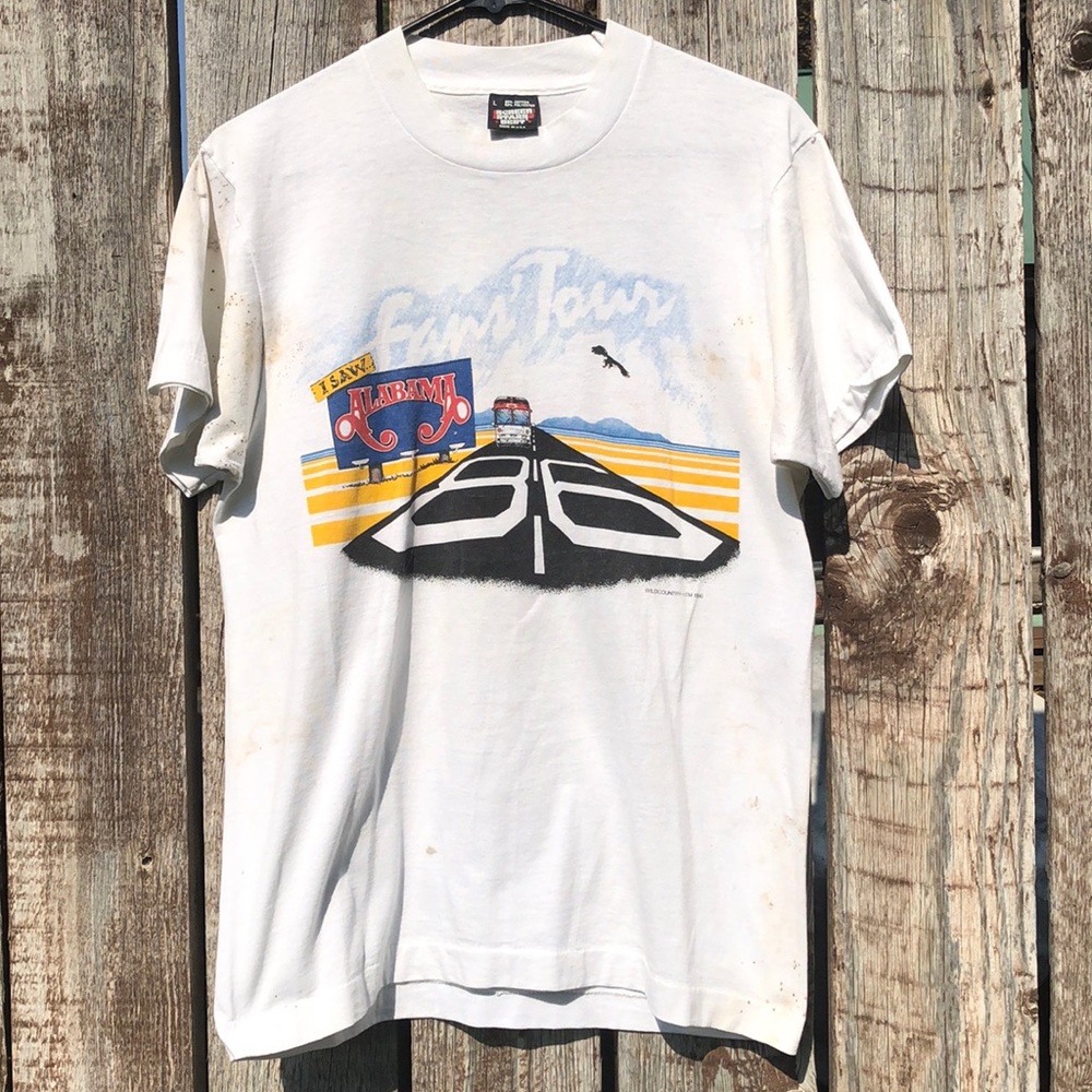 Vintage 86 Alabama Concert T-Shirt
